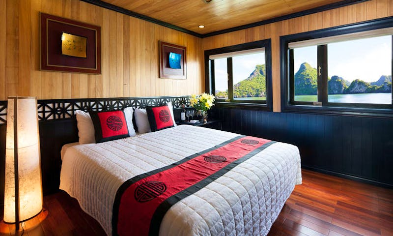 Beispielkabine Dschunke Halong-Bucht - ©Bay Tho Cruise