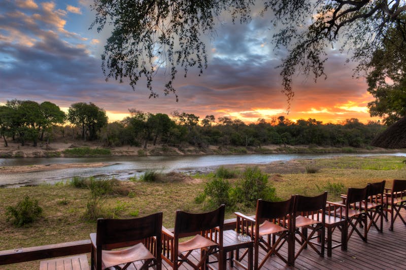 Simbavati River Lodge Sonnenuntergang - ©Simbavati River Lodge