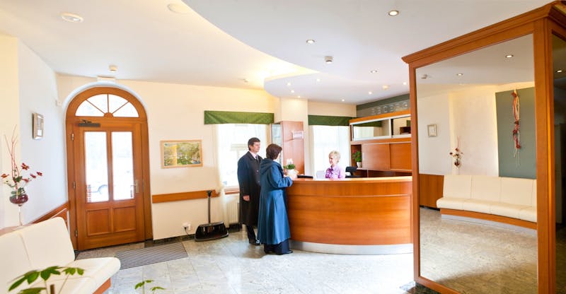 Spa & Wellness Hotel Reza - Rezeption – ©SPA und Wellness Hotel Reza Franzensbad