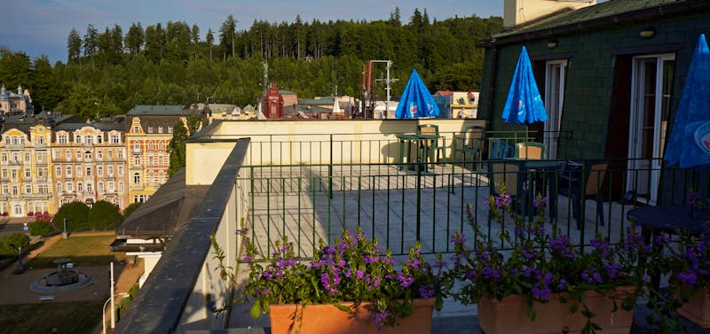 Marienbad - Hotel Flora - Restaurantterrasse – ©Hotel Flora Marienbad