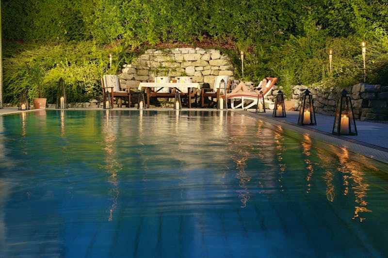 Kurhotel Sonnenhof - Thermal-Außenbecken – ©Kurhotel Sonnenhof Bad Füssing