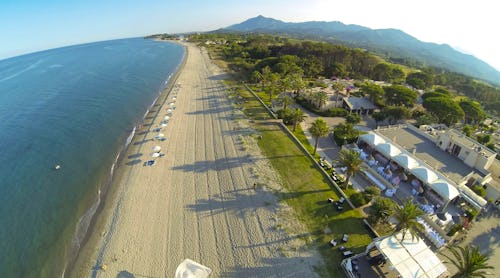 Strand von oben – © Buspaket Derenbach