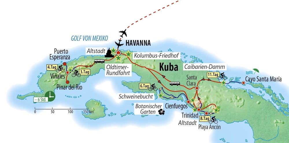 Ihre Reiseroute – © Eberhardt TRAVEL