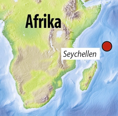 Afrika - Lage der Seychellen  – © Eberhardt TRAVEL