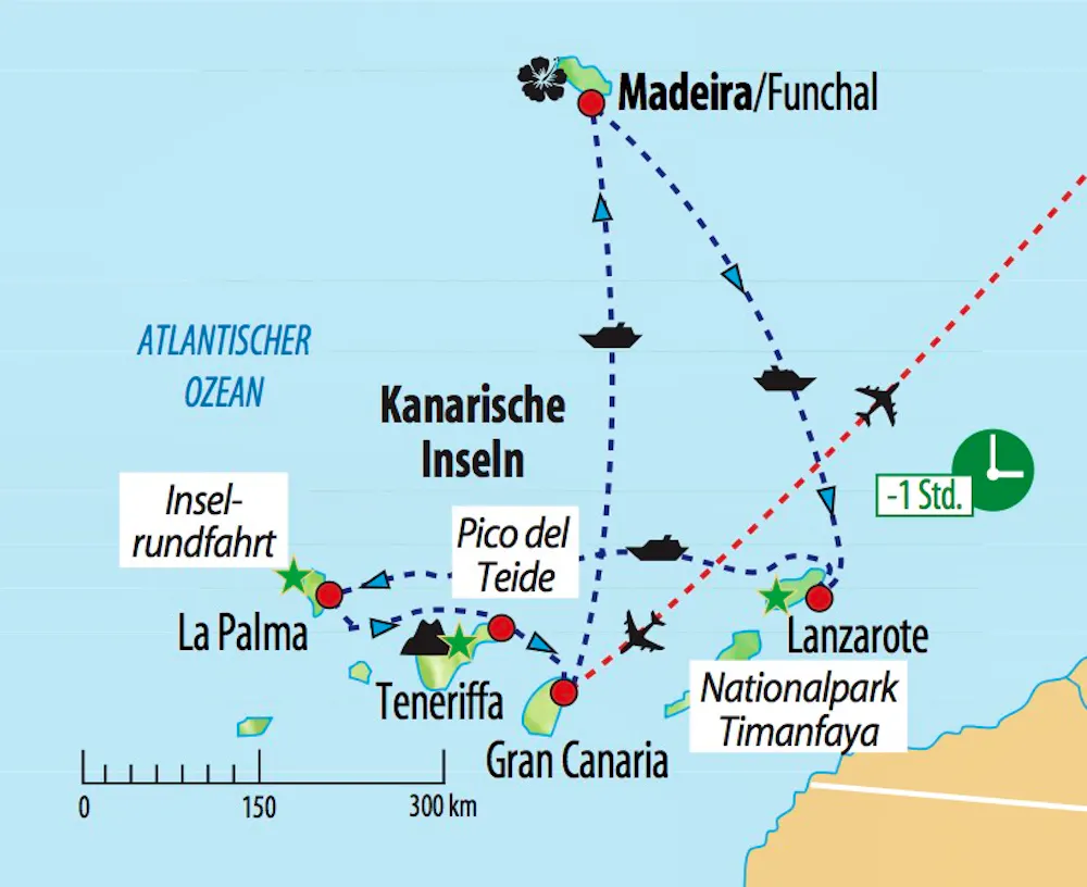 Ihre Kreuzfahrt-Reiseroute &ndash; &copy; Eberhardt TRAVEL