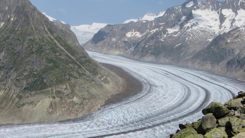 auf dem Bettmerhorn - Blick zum Aletschgletscher - ©Eberhardt TRAVEL GmbH Annette Weise