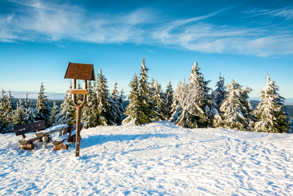 Thüringer Wald - Schneekopf - Winter &ndash; &copy; Adobe Stock, mp1982_06