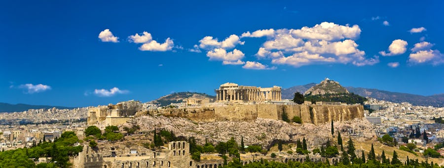 Panoramafoto Akropolis in Athen – © WitR (Adobe Stock)