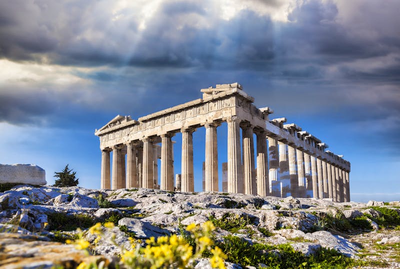 Parthenon Tempel auf der Akropolis bei Gewitter in Athen - ©samott (Adobe Stock)