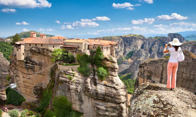 Blick auf das Meteora Kloster - ©Aleksandar Todorovic (Adobe Stock)