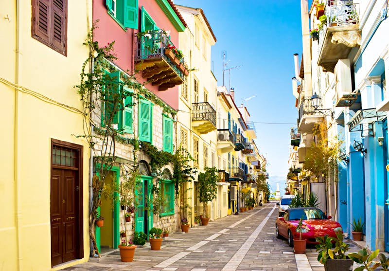 Die bunten Straßen von Nauplia (Nafplion) - ©efesenko (Adobe Stock)