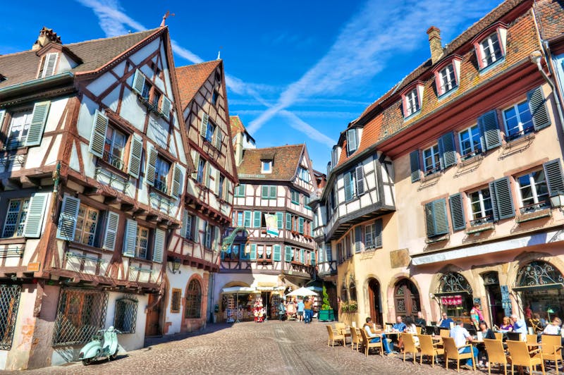 Elsässische Häuser in Colmar - ©tobago77 - Fotolia