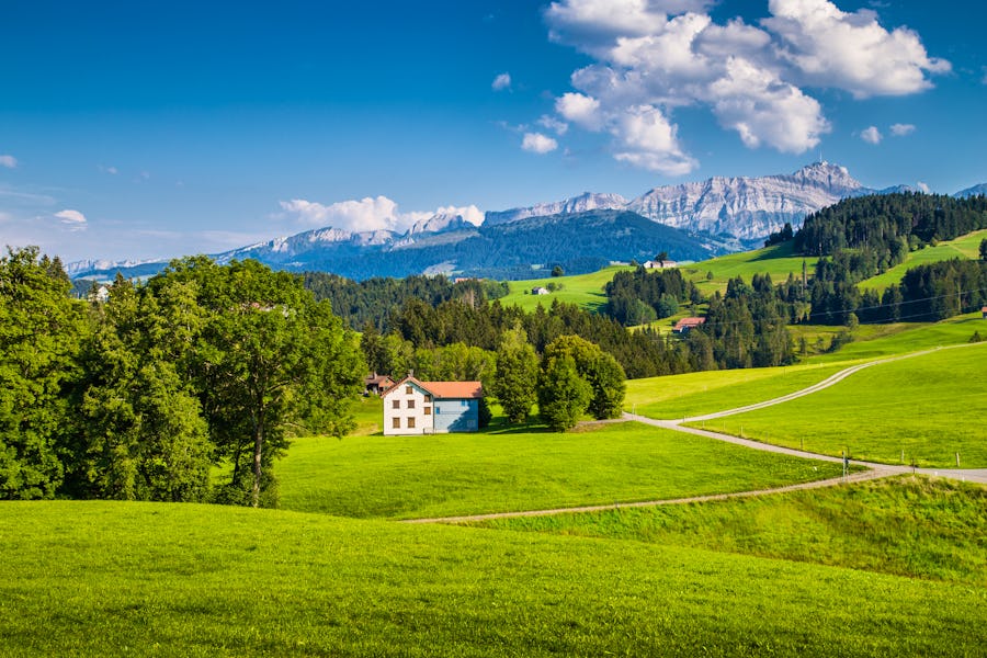 Appenzellerland mit Säntis im Hintergrund – © JFL Photography - Fotolia