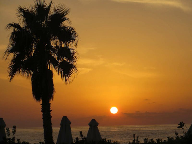 Sonnenuntergang am Cynthiana Beach Hotel - ©Marianne Förster