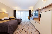 Zimmebeispiel Doppelzimmer groß Hotel Unitral – © Hotel Unitral