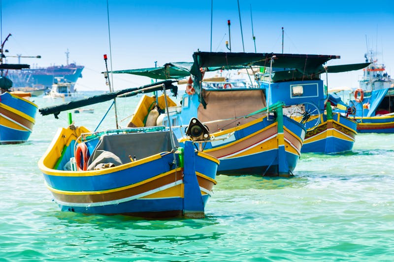 Fischerboote in Marsaxlokk - Malta - ©digitalsignal - Adobe Stock