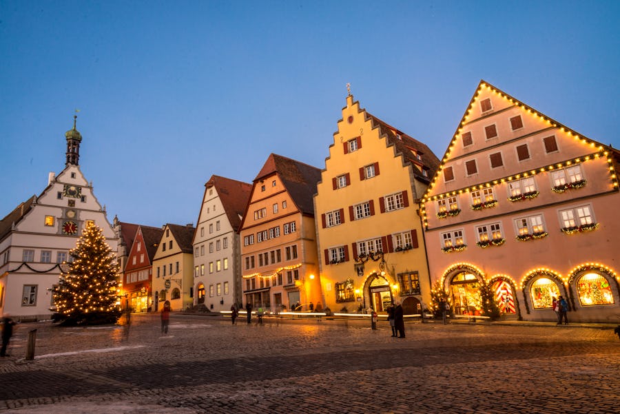 Rothenburg ob der Tauber zur Weihnachtszeit – © diyanadimitrova - Fotolia