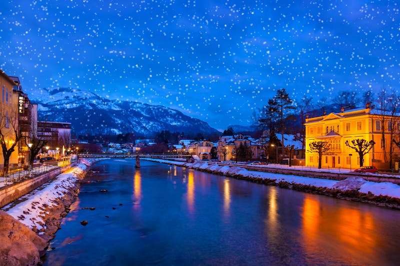 Salzkammergut Winter Bad Ischl - ©Nikolai Sorokin - Fotolia