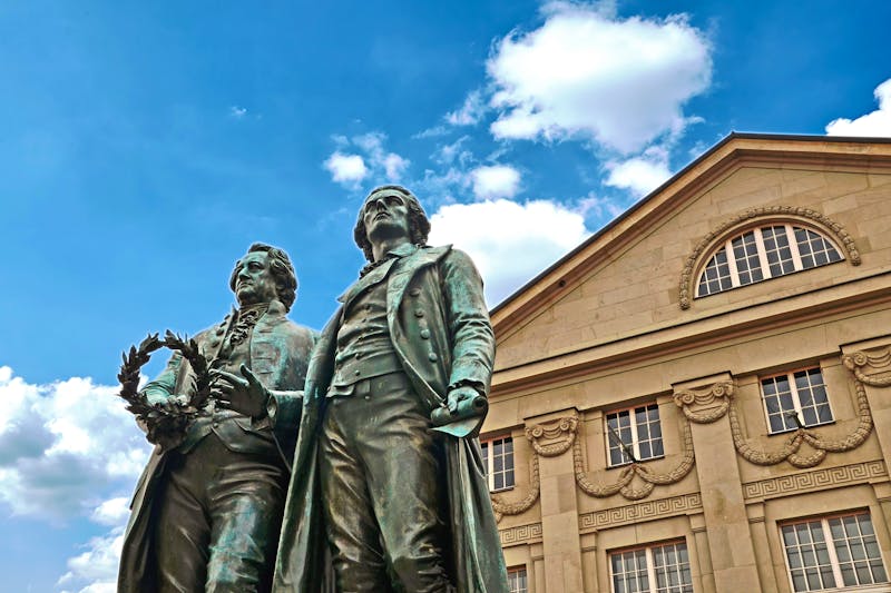 Schiller und Goethe in Weimar - ©ah_fotobox - Fotolia