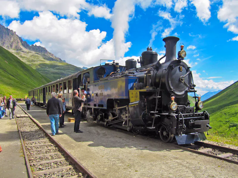 Fahrt mit der Furka-Dampfbahn - &copy;Eberhardt TRAVEL - Annette Weise