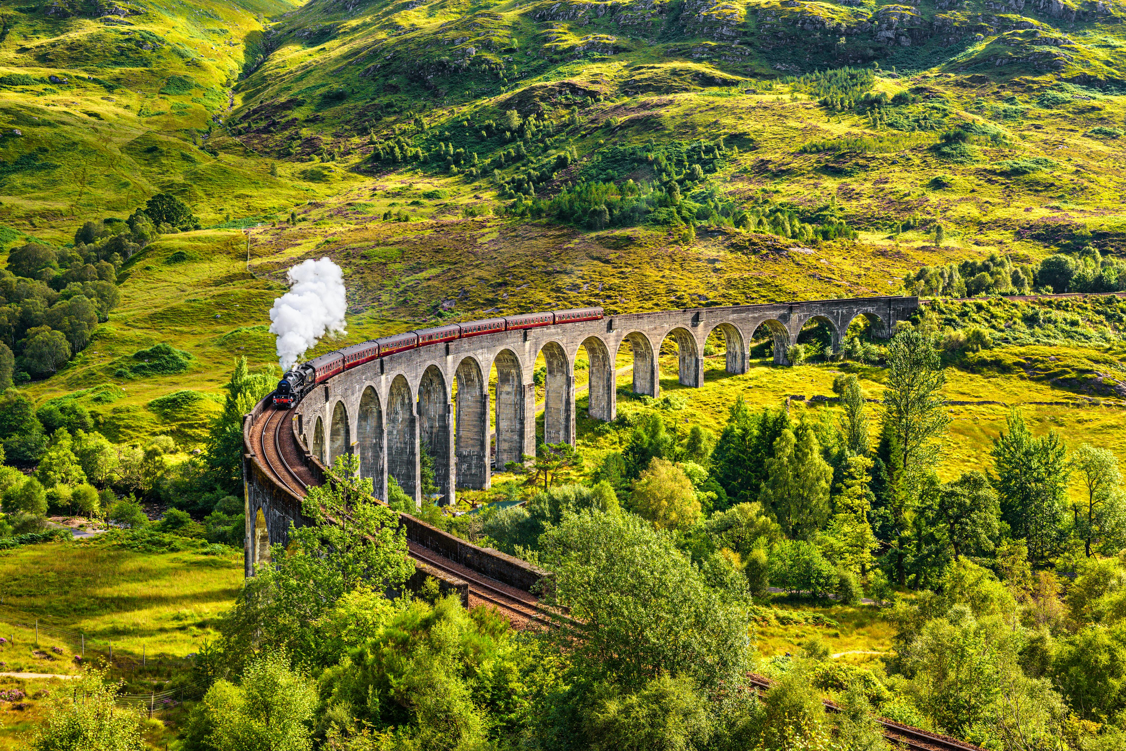 Glenfinnan Viaduct Jacobite Train – © miroslav_1 - Fotolia - Adobe Stock