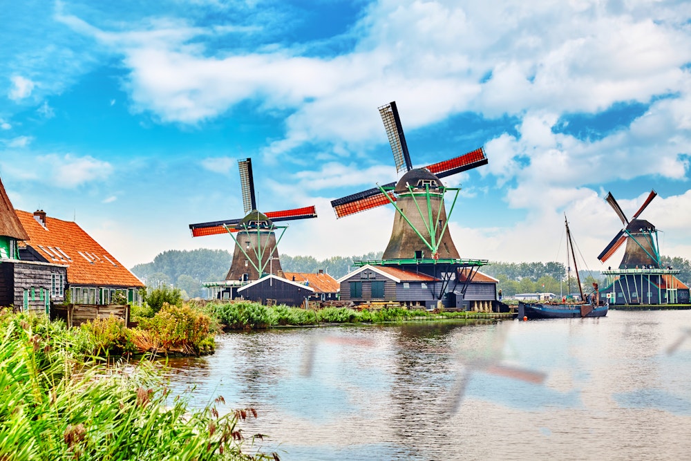 Alte Windmühlen in der Umgebung von Amsterdam – © Brian Kinney - Fotolia