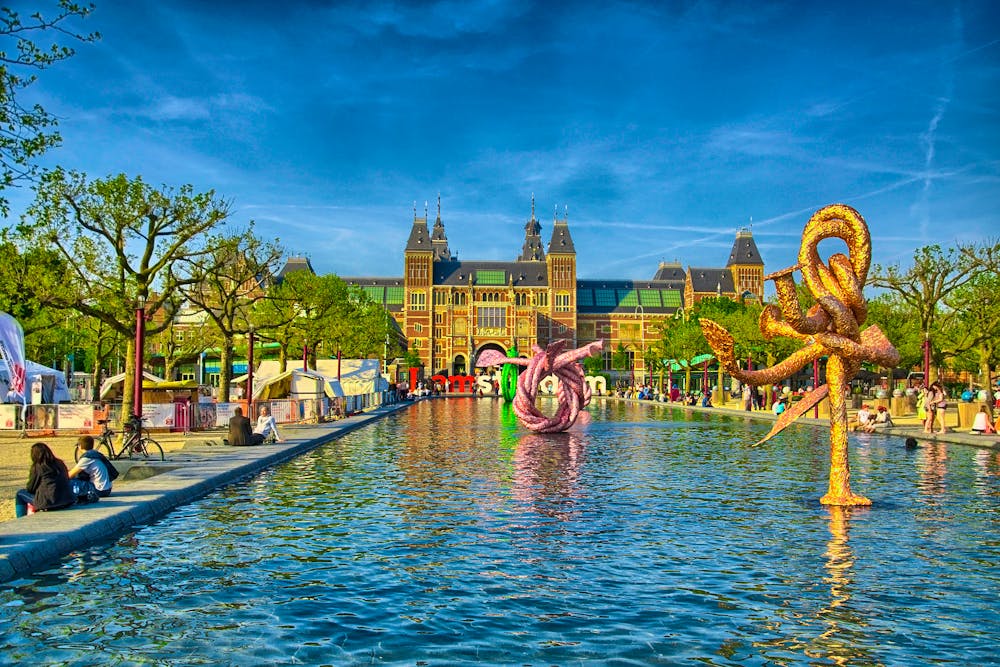 Skulpturen vor dem Rijksmuseum in Amsterdam &ndash; &copy; Eagle2308(Dmitry Orlov www.dvorlov.com) - Fotolia