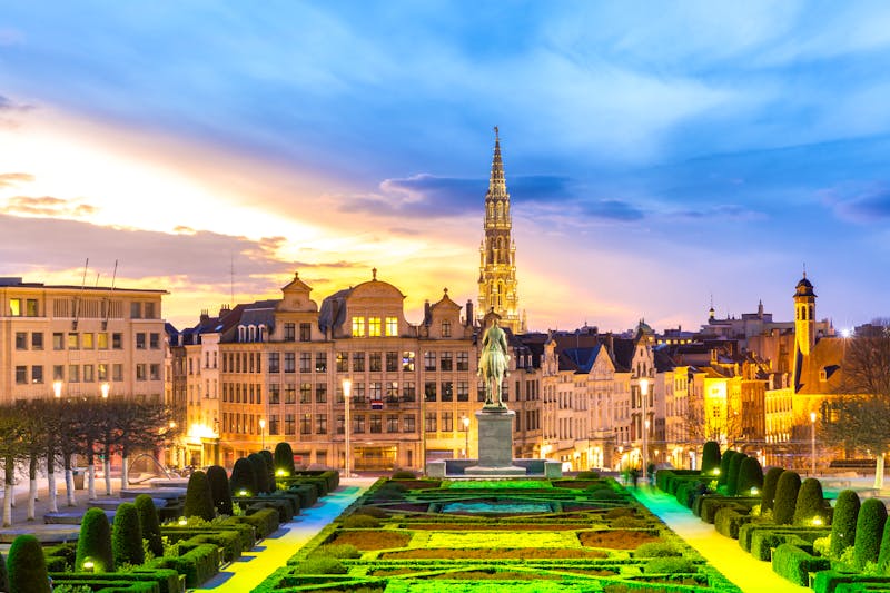 Brüssel Panorama am Abend - ©vichie81 - Fotolia