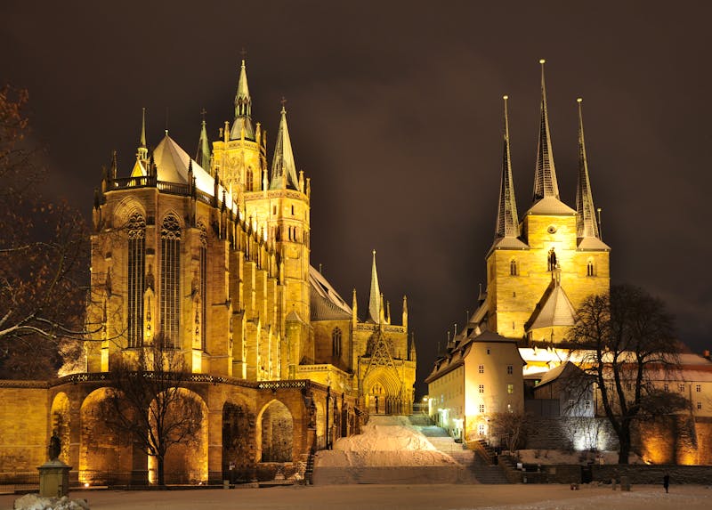 Erfurt im Winter – © twoandonebuilding - AdobeStock