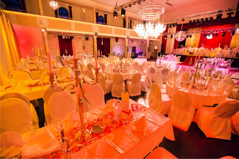 Ballsaal im Konzert- und Ballhaus Tivoli in Freiberg – © Konzert- und Ballhaus Tivoli