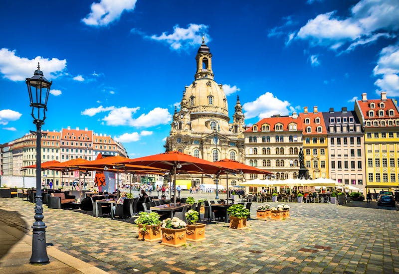 Dresden - Frauenkirche und Neumarkt - ©seqoya - Fotolia