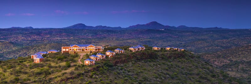 Panoramablick auf die River Crossing Lodge - ©River Crossing Lodge