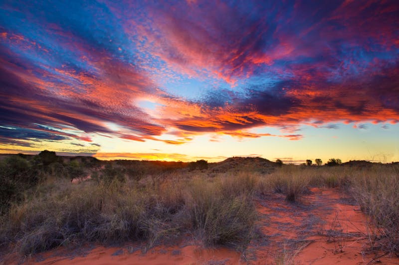 Kalahari Sonnenuntergang - ©Alta Oosthuizen - AdobeStock