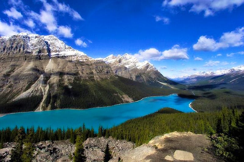 Peyto Lake im Banff National Park in den kanadischen Rocky Mountains - ©pixabay