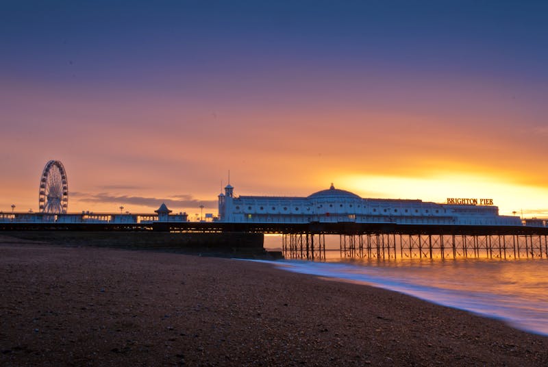 Brighton bei Sonnenuntergang - ©dannywilde - Fotolia