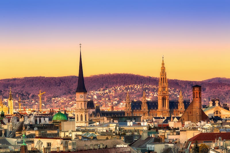 Sonnenuntergang in Wien - ©alexpoison - Fotolia