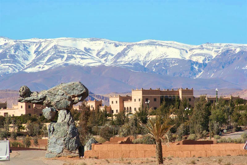 Marrakesch - Blick zum hohen Atlas - ©Eberhardt TRAVEL