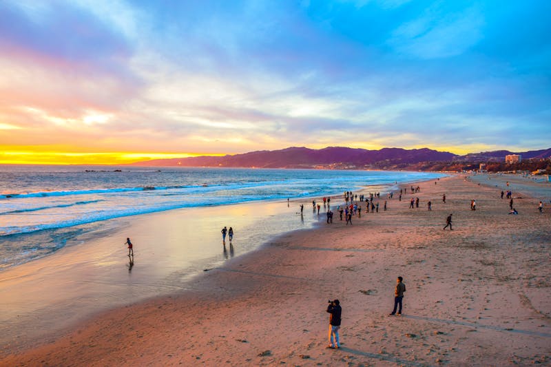 Strand von Santa Monica - Kalifornien - ©ivandancom - Fotolia