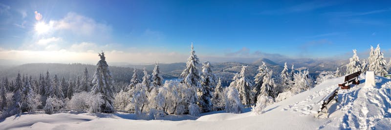 Winter-Panorama_Thueringer Wald - ©Henry Czauderna - Fotolia