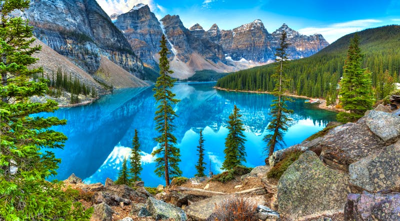 Lake Moraine im Banff-Nationalpark - ©aiisha - AdobeStock