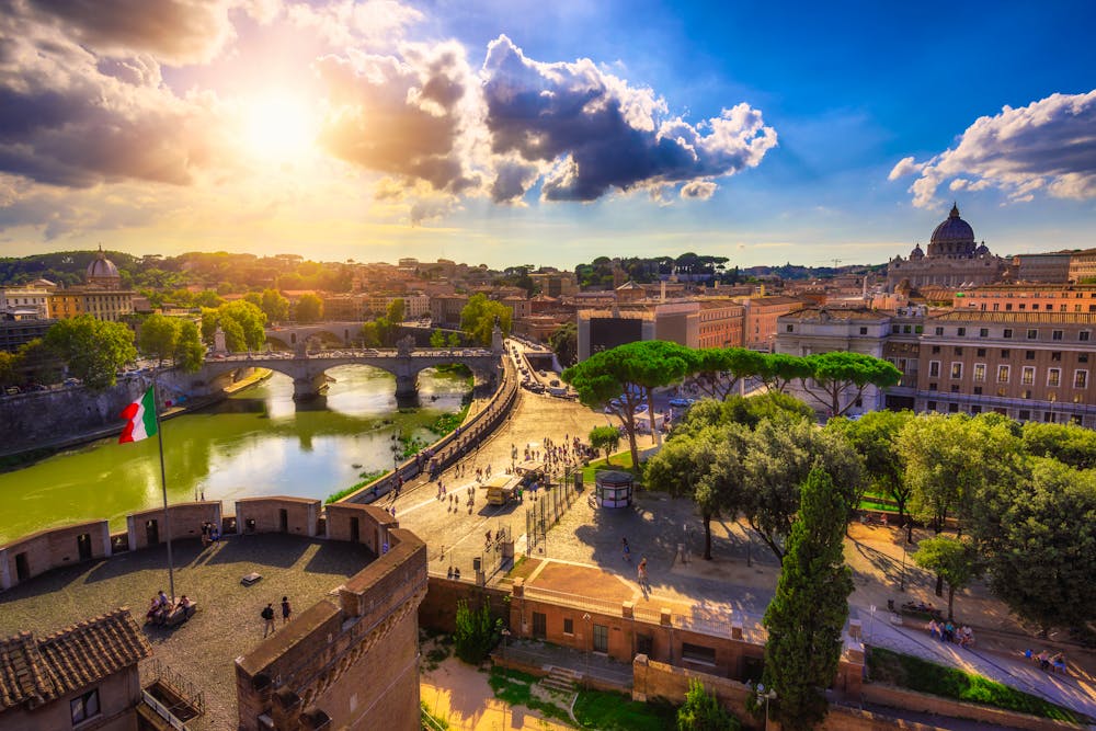 Rom – Blick auf den Tiber von der St. Peter Basilika &ndash; &copy; ekaterina_belova - Fotolia