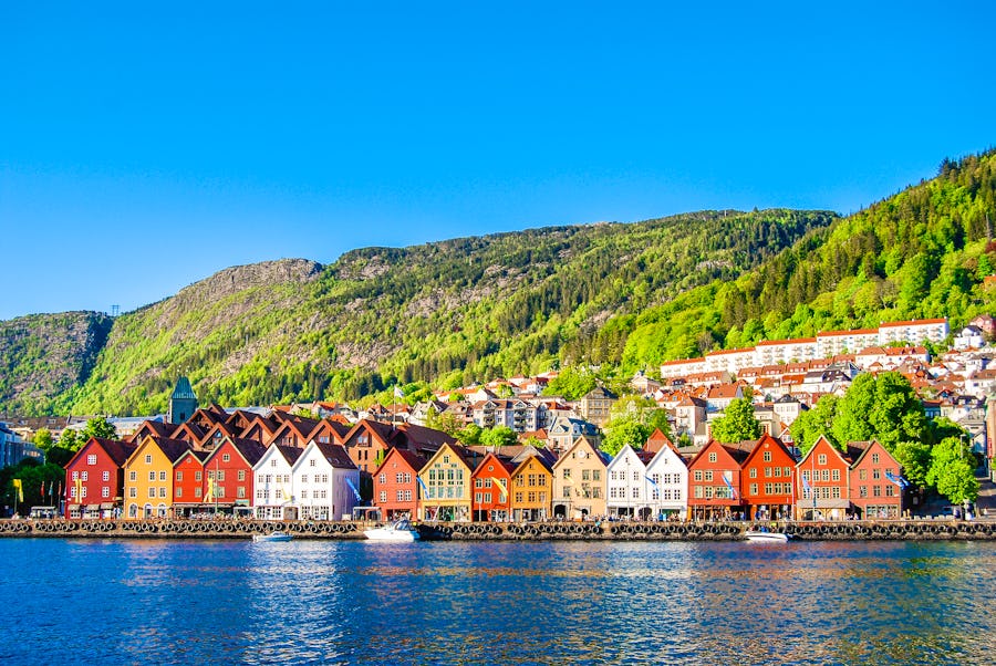 Stadt Bergen in Norwegen – © Zarnell - Fotolia