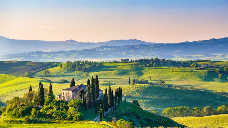 Landschaft Toskana, Italien - ©sborisov - Adobe Stock