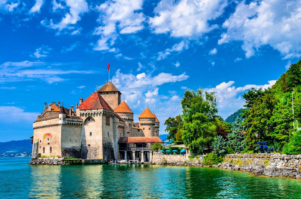 Schloss Chillion, Genfer See, Frankreich &ndash; &copy; Emi Cristea - Adobe Stock