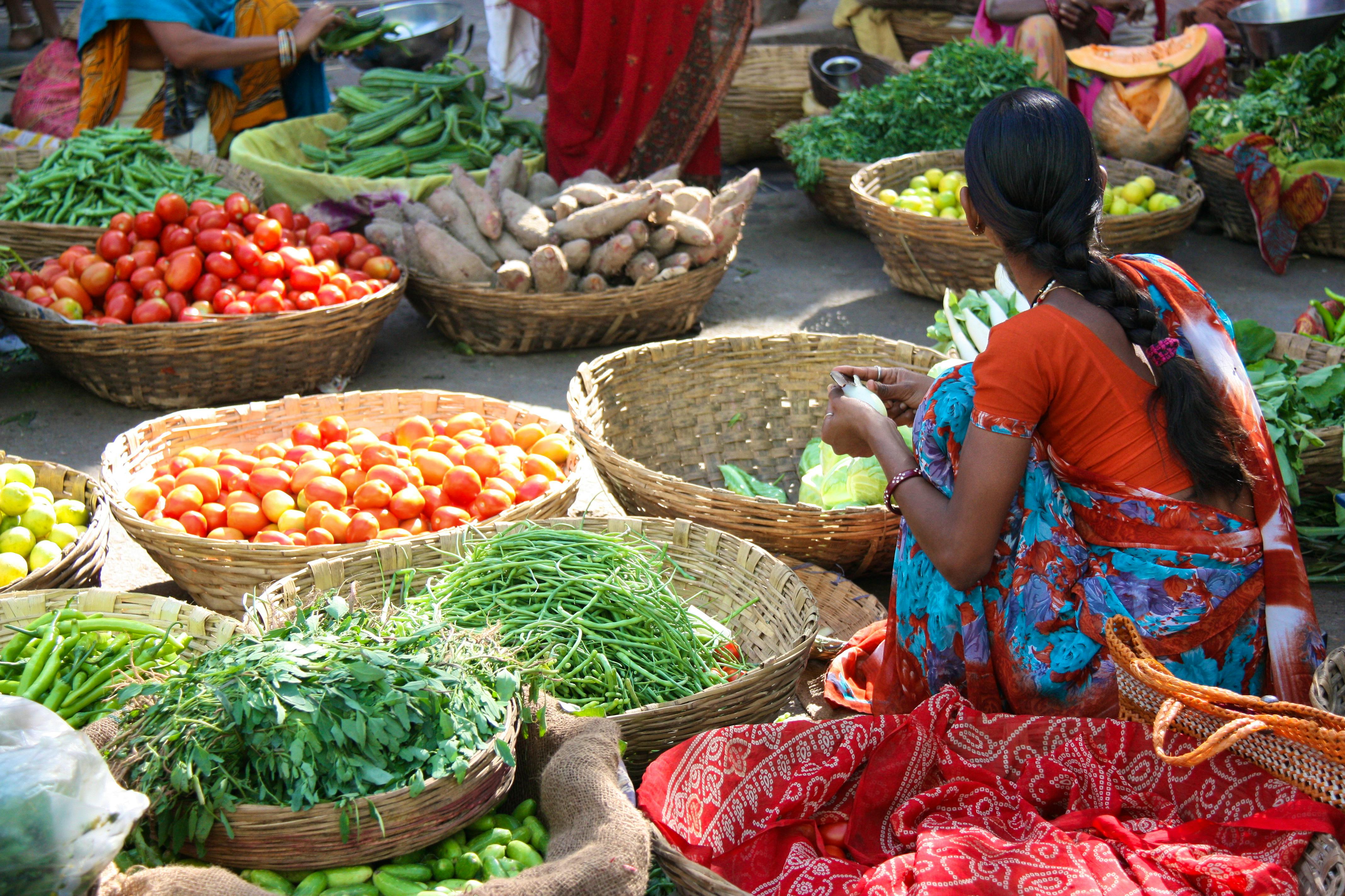 Händlerin - Markt in Jaipur&nbsp;&ndash;&nbsp;&copy;&nbsp;JFBRUNEAU - Fotolia
