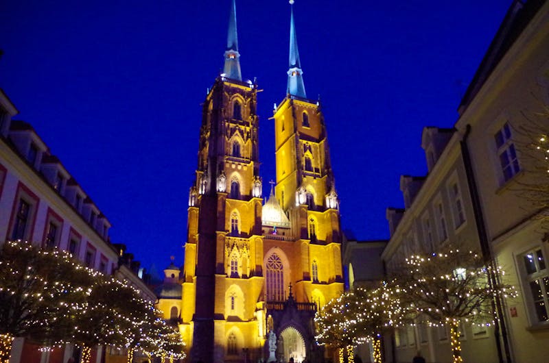Der Breslauer Dom in der Abenddämmerung - ©Paul Meyer-Clasen