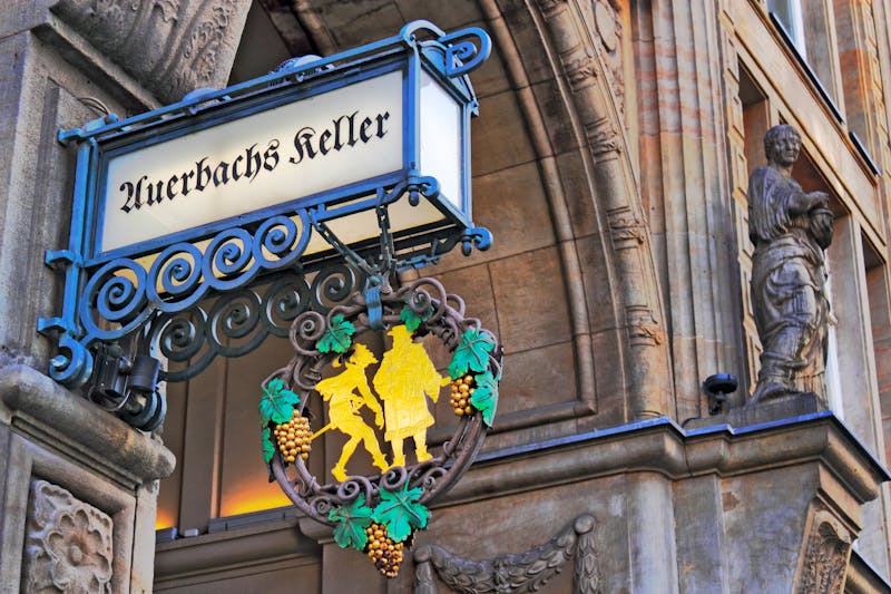 Leipzig_AuerbachsKeller_Hinweisschild - ©ArTo - Fotolia