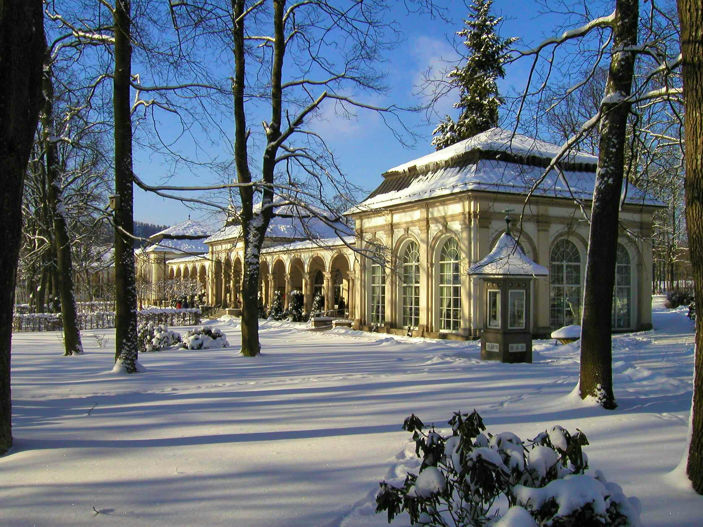 Bad Steben - Wandelhalle im Winter&nbsp;&ndash;&nbsp;&copy;&nbsp;relexa hotel Bad Steben