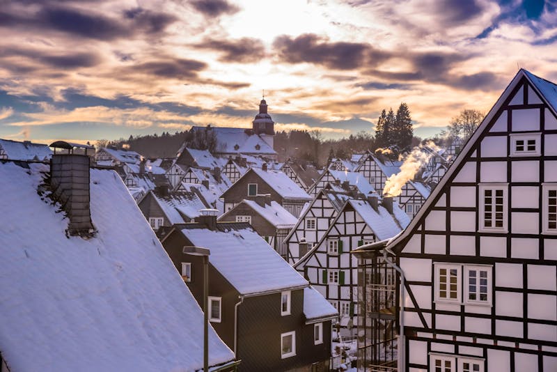 Fachwerkhäuser im Sauerland - &copy;darknightsky - Fotolia