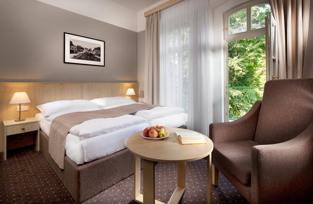 Franzensbad - Badenia Hotel Praha - Zimmerbeispiel Doppelzimmer &ndash; &copy; Badenia Hotel Praha Franzensbad
